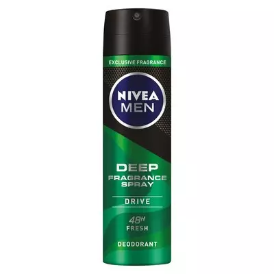 Nivea Men Deep Fragrance Drive Deodorant Spray 150ml Nivea Men Deep Fragrance Drive Deodorant Spray 150ml