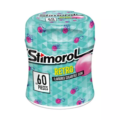 Stimorol Retro Gum Sugar Free 84g Stimorol Retro Gum Sugar Free 84g