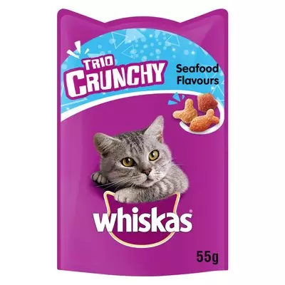 WHISKAS CAT TREAT SEAFOOD DOY 55g WHISKAS CAT TREAT SEAFOOD DOY 55g