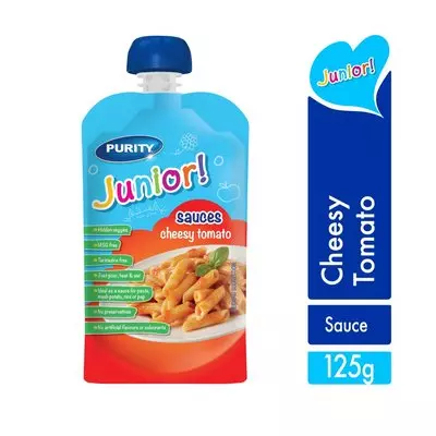 Purity Junior Sauce Cheesey Tomato 110ml