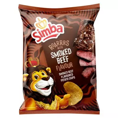 Simba Potato Chips Smoked Beef 120g Simba Potato Chips Smoked Beef 120g