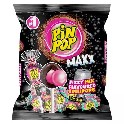 Pin Pop Lollipops Maxx Sodas 8 Pack