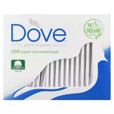 Dove Organic Cotton Ear Buds 200ea