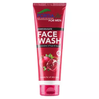 Portia M Pomegranate Face Wash For Men 150ml Portia M Pomegranate Face Wash For Men 150ml