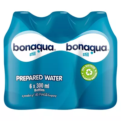 Bonaqua Still Water 300ml x 6 Bonaqua Still Water 300ml x 6