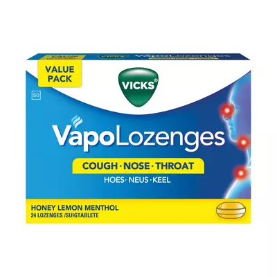 Vicks Lozenges Honey Lemon 24's Vicks Lozenges Honey Lemon 24's