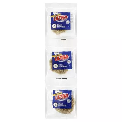 PnP Ultra Brass Scourer Strip 3 Pack