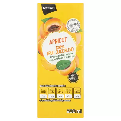 PnP Long Life Apricot Juice 200ml