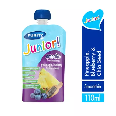 Purity Junior Pineapple Blueberry & Chai Seed110ml