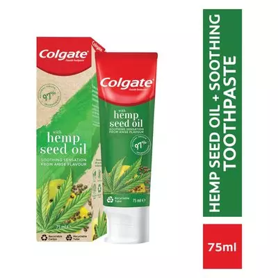 Colgate Natural Hemp Seed Oil, Soothing Toothpaste 75m