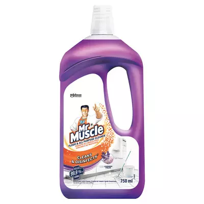 Mr Muscle Floor & All Purpose Cleaner Lavender 750ml Mr Muscle Floor & All Purpose Cleaner Lavender 750ml