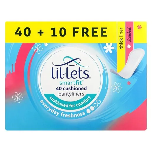 Lil-lets Pantyliners Thick Scented 50 Pack