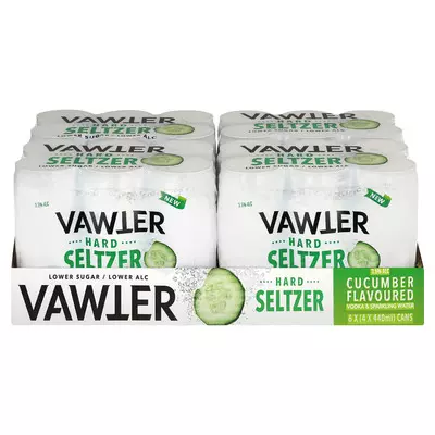 Vawter Hard Seltzer Cucumber Can 300ml x 24 Vawter Hard Seltzer Cucumber Can 300ml x 24