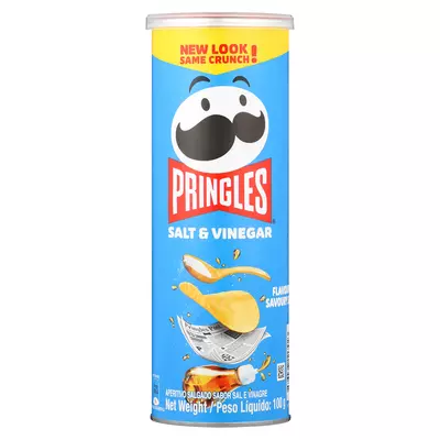 Kellogg's Pringles Salt & Vinegar 100g Kellogg's Pringles Salt & Vinegar 100g