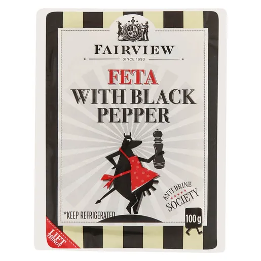 Fairview Feta with Black Pepper 100g