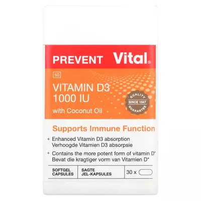 Vital Vitamin D3 Capsules 30's