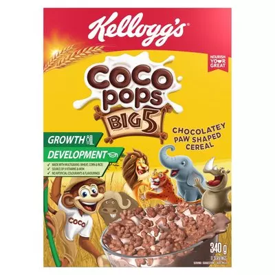Kellogg's Coco Pop Cereal Big 5 340g