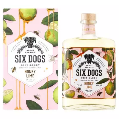 Six Dogs Honey Lime Spirit Aperitif 750ml