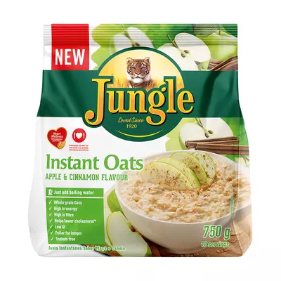 Jungle Instant Oats Apple & Cinnamon 750