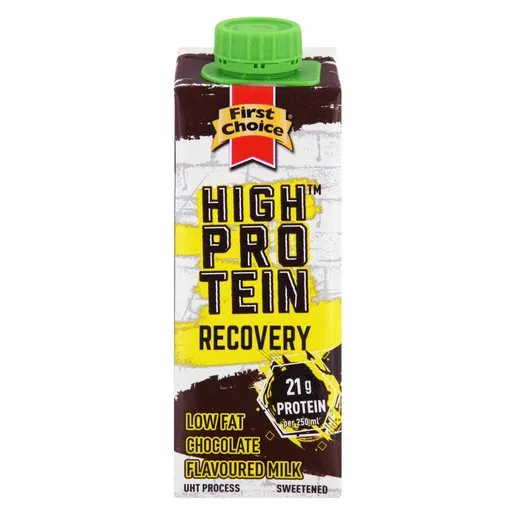 First Choice High Protein Recovery Chocolate Flavoured Milk 250ml