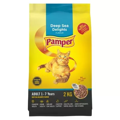 Pamper Dry Cat Food Deep Sea Delight 2kg