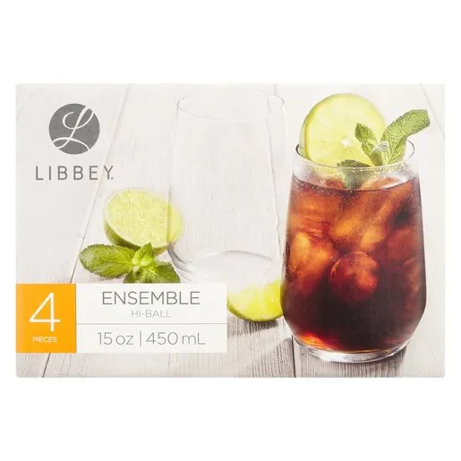 Libbey Ensemble Hi Ball 4 Pack