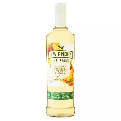Smirnoff Infused Pineapple, Cranberry & Lemon Vodka 750ml x 12