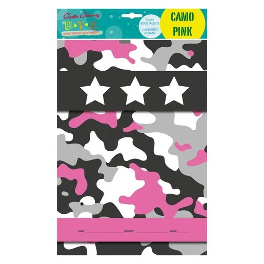 Creative A4 Book Jacket Cut Military Squad 5 Pack