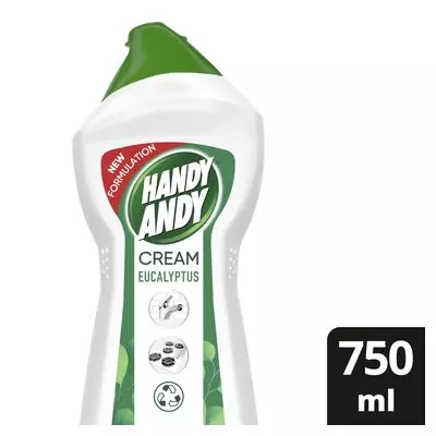 Handy Andy Household Cleaner Cream Cream Eucalyptus 750ml x 25