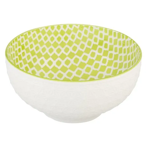 Salsa Embossed Bowl Assorted 8.25 Inch