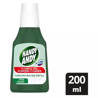 Handy Andy Pine Fresh Concentrated Floor and Multipurpose Cleaner Refill 200ml Handy Andy Pine Fresh Concentrated Floor and Multipurpose Cleaner Refill 200ml