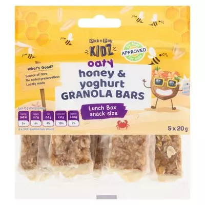 PnP Kids Honey & Yoghurt Granola 5 Pack 100g