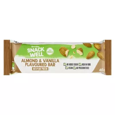 PnP Live Well Vanilla & Almond Prot Bar 40g PnP Live Well Vanilla & Almond Prot Bar 40g