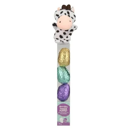 PnP Finger Puppet With Hollow Chocolate Egg 24g PnP Finger Puppet With Hollow Chocolate Egg 24g