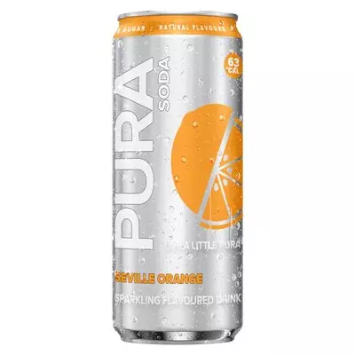 Purasoda Seville Orange Sparkling 300ml Purasoda Seville Orange Sparkling 300ml