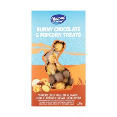 Beacon Choc Easter Bunny & Popcorn 150g Beacon Choc Easter Bunny & Popcorn 150g