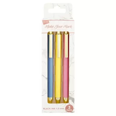 PnP Trend Metal Ballpen 3 Pack