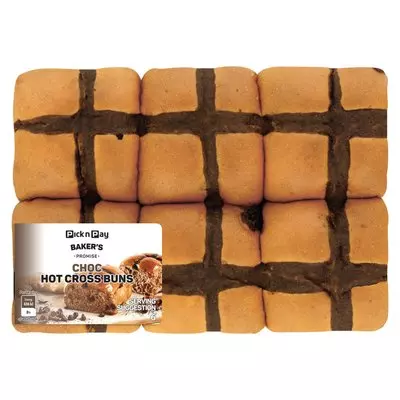 PnP Chocolate Hot Cross Buns 6's PnP Chocolate Hot Cross Buns 6's