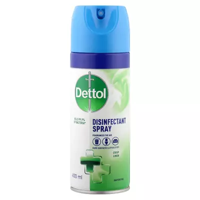 Dettol Disinfectant Spray Crisp Linen 400ml Dettol Disinfectant Spray Crisp Linen 400ml