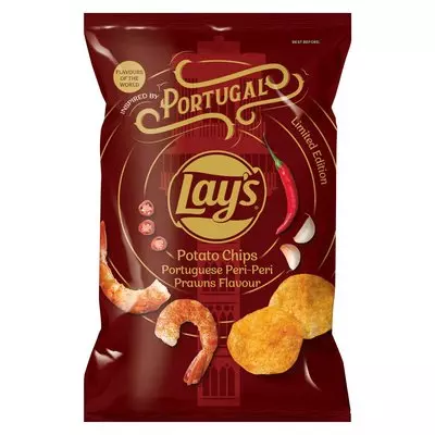 Lays Portuguese Peri Peri Prawns 120g Lays Portuguese Peri Peri Prawns 120g