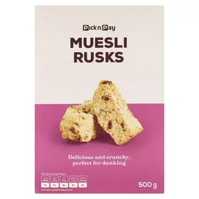 PnP Muesli Rusk 500g