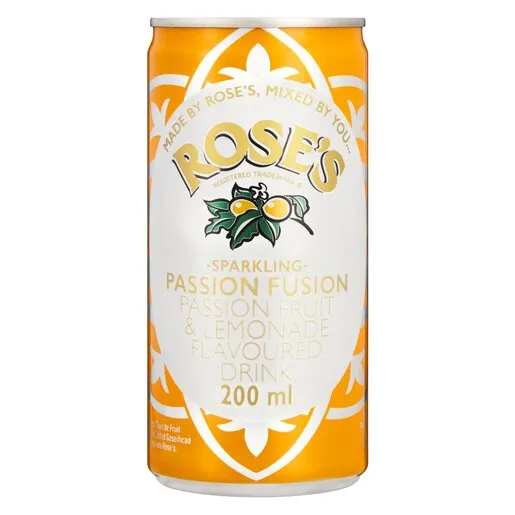 Rose's Carbonated Soft Drinks Passion Fusion 200ml