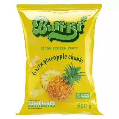 Burrrst Frozen Pineapple 500g Burrrst Frozen Pineapple 500g