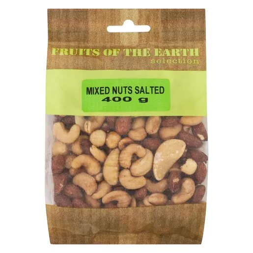 Fruits Of The Earth Salted Mixed Nuts 400g