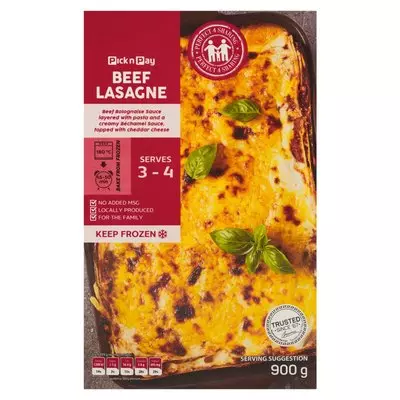PnP Frozen Beef Lasagne 900g