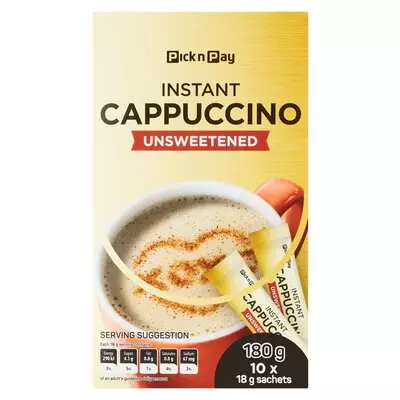 PnP Unsweetend Cappuccino 180g PnP Unsweetend Cappuccino 180g