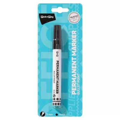 PnP Permanent Marker Metal Black Bullet PnP Permanent Marker Metal Black Bullet