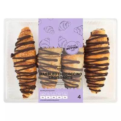 PnP Marble Croissant with Mocca Drizzle 4 Pack