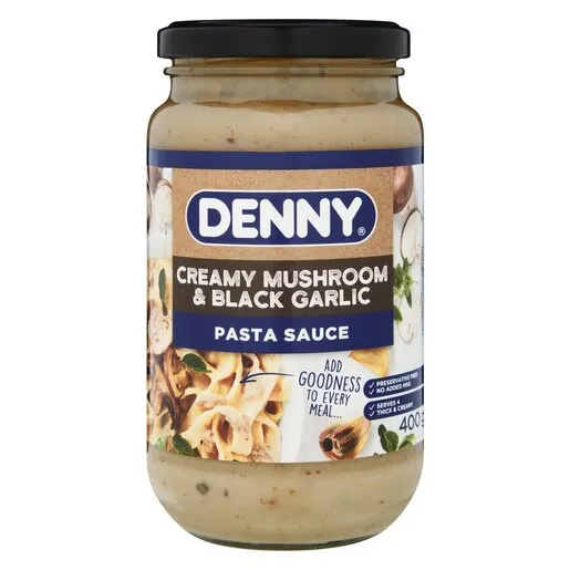 Denny Cr M/room&blk Gar P/sauce 410g