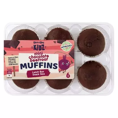 PnP Muffin Beetroot & Chocolate 6s PnP Muffin Beetroot & Chocolate 6s
